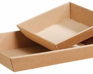 Viereckig, flach, natur