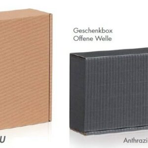 Geschenkbox Offene Welle
