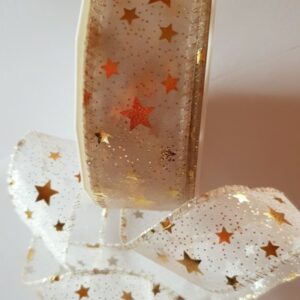 Orion gold, 20m Rolle, 4cm breit, mit Drahtkante